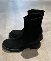emmi | 【emmi atelier】ecoニットブーツ(ブーツ)