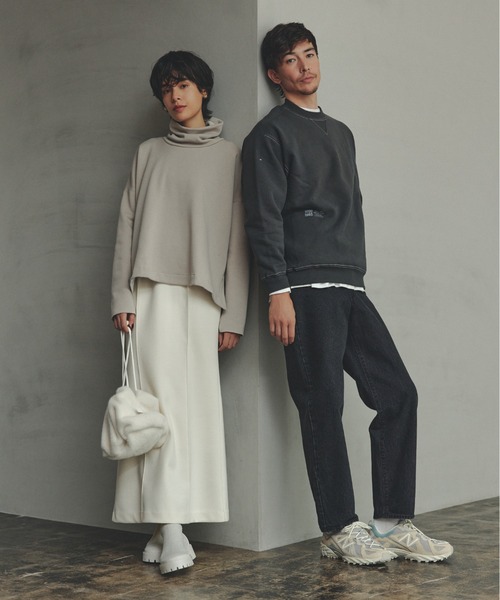 emmi（エミ）の「【emmi atelier】ecoニットブーツ（ブーツ・レディース・シルバー/ブラック/その他・22.5cm/25cm/24cm/24.5cm/23.5cm/23cm）」の4枚目の写真