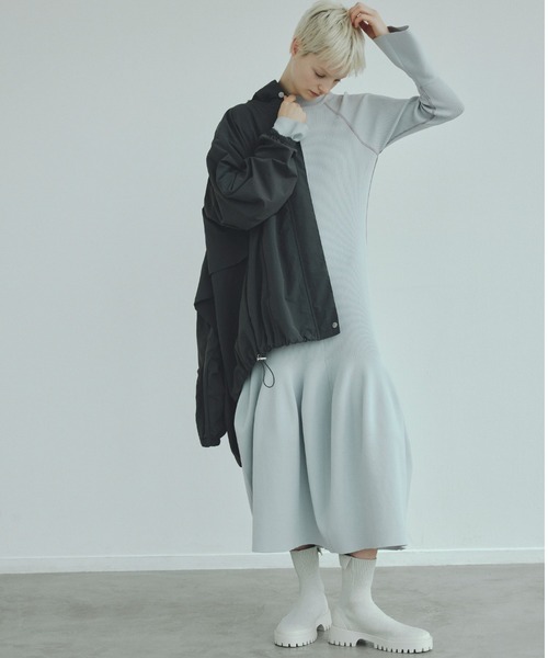 emmi（エミ）の「【emmi atelier】ecoニットブーツ（ブーツ