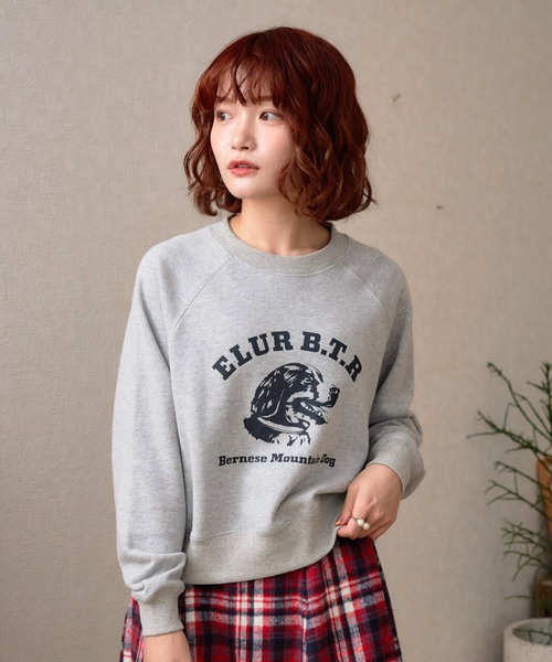 eLur（エラー）の「ドッグスウェットシャツ（スウェット・レディース・ブルー/イエロー/ライトグレー・MEDIUM/LARGE）」の20枚目の写真