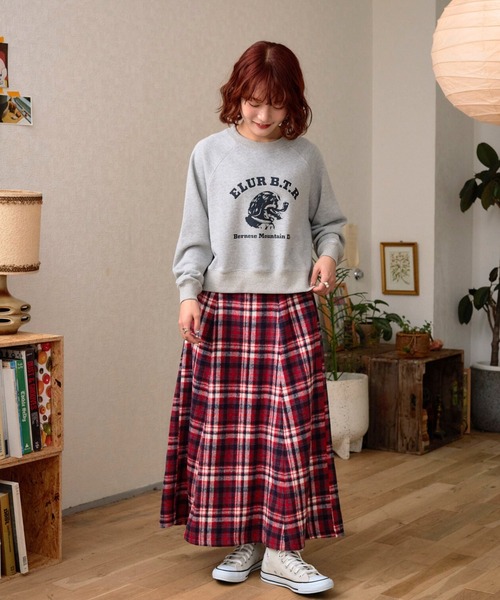 eLur（エラー）の「ドッグスウェットシャツ（スウェット・レディース・ブルー/イエロー/ライトグレー・MEDIUM/LARGE）」の18枚目の写真