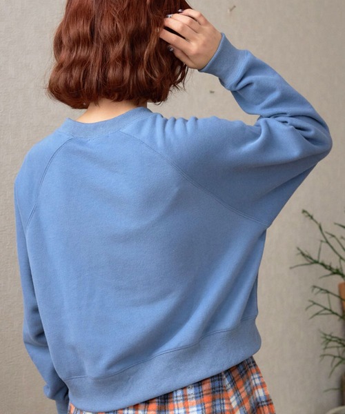 eLur（エラー）の「ドッグスウェットシャツ（スウェット・レディース・ブルー/イエロー/ライトグレー・MEDIUM/LARGE）」の15枚目の写真