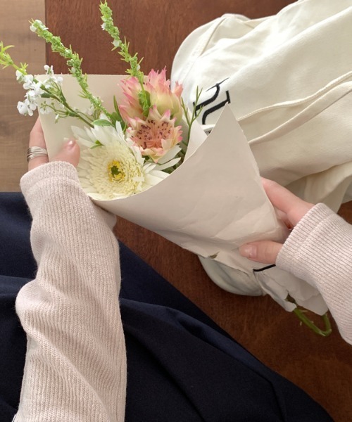 LAC-VERT（ラック・ヴェール）の「クロップドリボンカーディガン（カーディガン/ボレロ・レディース・グリーン/ダークグレー/ピンク・FREE）」の7枚目の写真