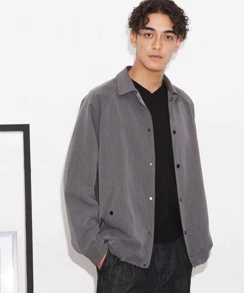 NANO universe（ナノユニバース）の「イタリアンドットリラックスコーチジャケット（その他アウター・メンズ・ブラック/チャコール/ブラウン・L/S/M）」の16枚目の写真