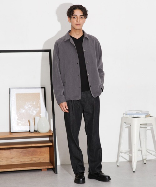 NANO universe（ナノユニバース）の「イタリアンドットリラックスコーチジャケット（その他アウター・メンズ・ブラック/チャコール/ブラウン・L/S/M）」の17枚目の写真