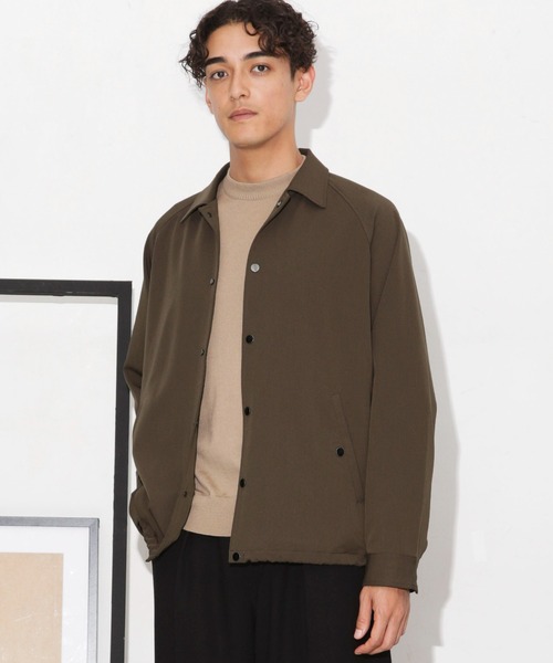 NANO universe（ナノユニバース）の「イタリアンドットリラックスコーチジャケット（その他アウター・メンズ・ブラック/チャコール/ブラウン・L/S/M）」の21枚目の写真