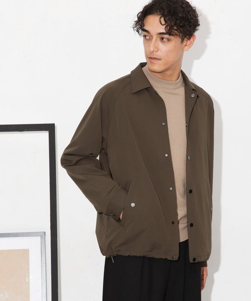 NANO universe（ナノユニバース）の「イタリアンドットリラックスコーチジャケット（その他アウター・メンズ・ブラック/チャコール/ブラウン・L/S/M）」の22枚目の写真