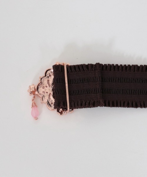 axes femme（アクシーズファム）の「しずく付クラシカルゴムベルト（ベルト・レディース・ブルー/ラベンダー/キナリ/ピンク・FREE）」の14枚目の写真