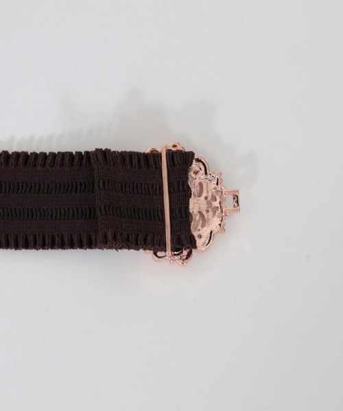 axes femme（アクシーズファム）の「しずく付クラシカルゴムベルト（ベルト・レディース・ブルー/ラベンダー/キナリ/ピンク・FREE）」の15枚目の写真