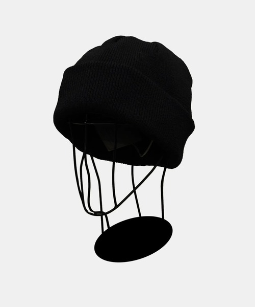 yoko sakamoto(ヨーコサカモト)の「【YOKO SAKAMOTO】 KNIT BIG WATCH CAP(ニットキャップ/ビーニー・メンズ・ブラック/ベージュ・FREE)」の3枚目の写真