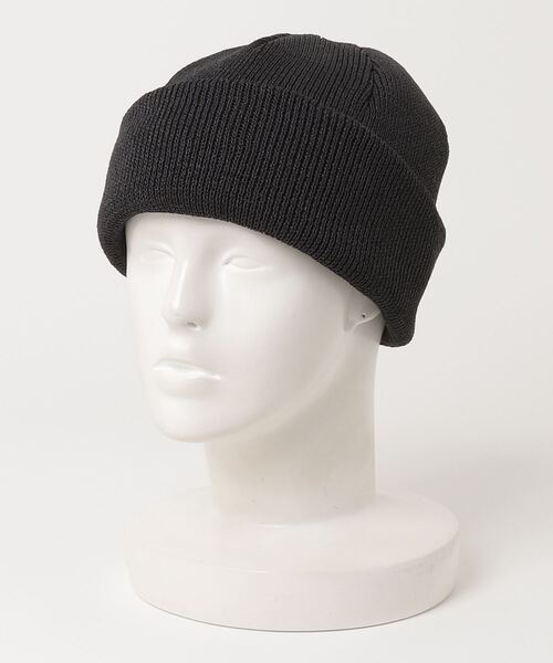 yoko sakamoto(ヨーコサカモト)の「【YOKO SAKAMOTO】 KNIT BIG WATCH CAP(ニットキャップ/ビーニー・メンズ・ブラック/ベージュ・FREE)」の4枚目の写真