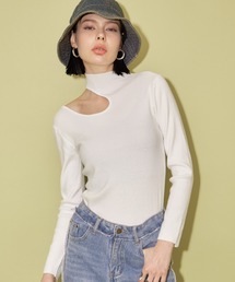 casane | イレギュラーショルダーニット(ニット/セーター)