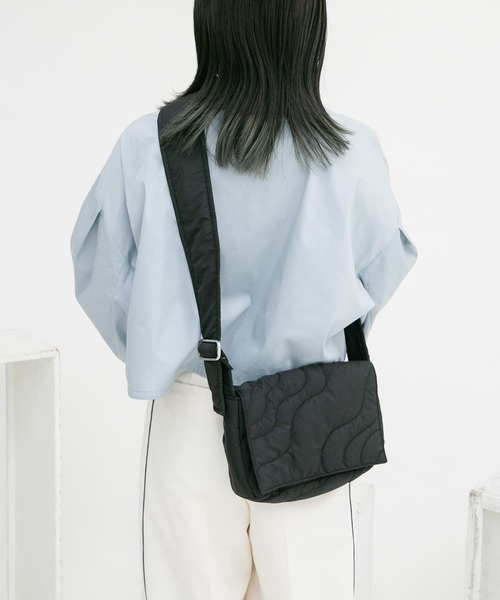 KBF（ケイビーエフ）の「キルティングデザインショルダーBAG（ショルダーバッグ・レディース・ブラック/オレンジ系その他/イエロー・ONE）」の13枚目の写真