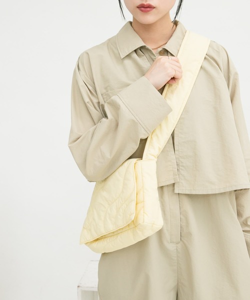 KBF（ケイビーエフ）の「キルティングデザインショルダーBAG（ショルダーバッグ・レディース・ブラック/オレンジ系その他/イエロー・ONE）」の17枚目の写真