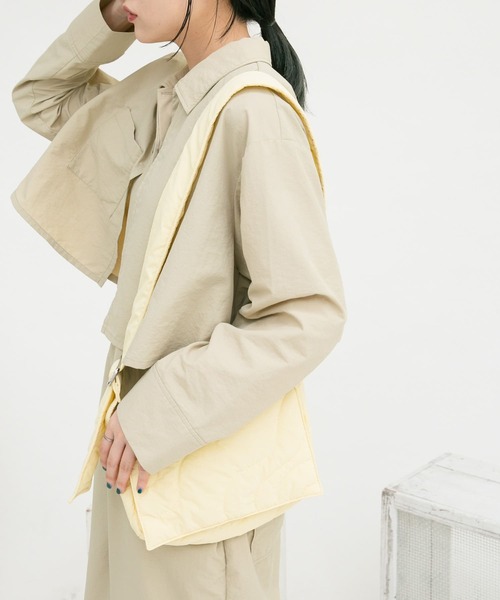 KBF（ケイビーエフ）の「キルティングデザインショルダーBAG（ショルダーバッグ・レディース・ブラック/オレンジ系その他/イエロー・ONE）」の18枚目の写真