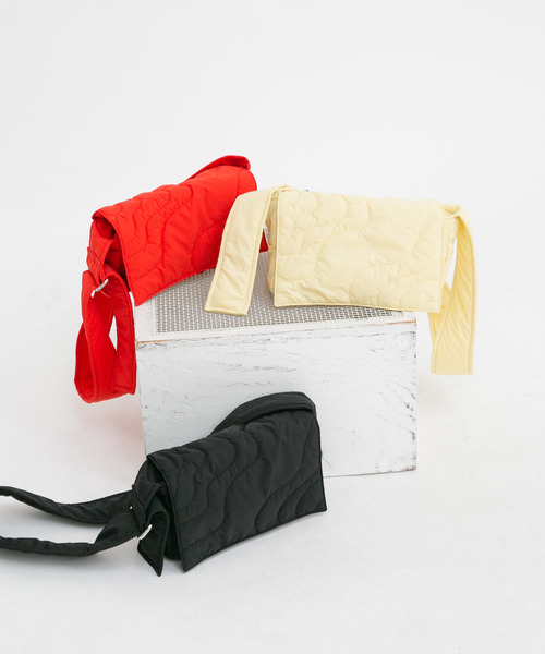 KBF（ケイビーエフ）の「キルティングデザインショルダーBAG（ショルダーバッグ・レディース・ブラック/オレンジ系その他/イエロー・ONE）」の22枚目の写真