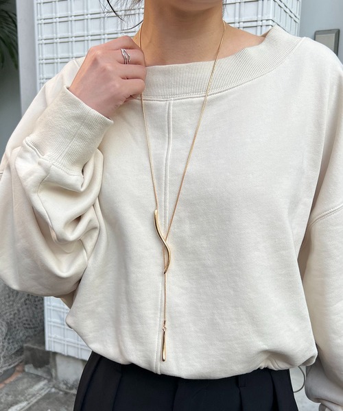 GOLDY(ゴールディ)の「〈GOLDY/ゴールディ〉ウェーブラインロングネックレス(ネックレス・レディース・ゴールド/シルバー・FREE)」の7枚目の写真