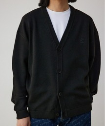AZUL by moussy | バックロゴジャガードカーディガン(カーディガン/ボレロ)