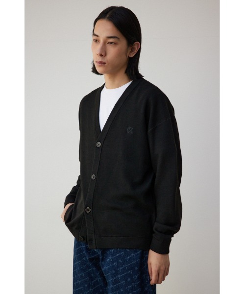 AZUL by moussy（アズールバイマウジー）の「バックロゴジャガードカーディガン（カーディガン/ボレロ・メンズ・ホワイト/ブラック・MEDIUM/LARGE）」の15枚目の写真