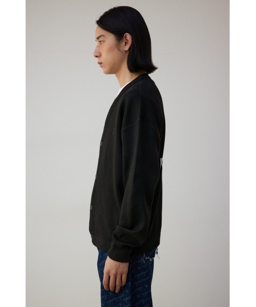 AZUL by moussy（アズールバイマウジー）の「バックロゴジャガードカーディガン（カーディガン/ボレロ・メンズ・ホワイト/ブラック・MEDIUM/LARGE）」の18枚目の写真