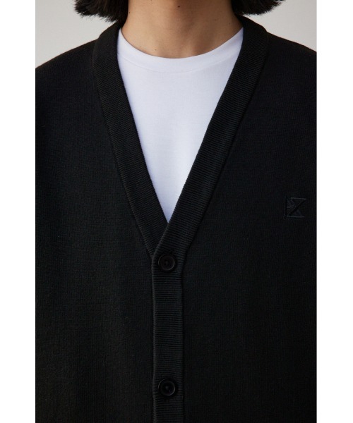 AZUL by moussy（アズールバイマウジー）の「バックロゴジャガードカーディガン（カーディガン/ボレロ・メンズ・ホワイト/ブラック・MEDIUM/LARGE）」の20枚目の写真