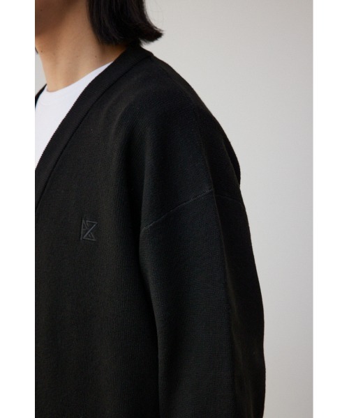 AZUL by moussy（アズールバイマウジー）の「バックロゴジャガードカーディガン（カーディガン/ボレロ・メンズ・ホワイト/ブラック・MEDIUM/LARGE）」の21枚目の写真