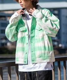 【13】スプレーペイント デニムジャケット