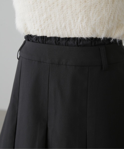 FREE'S MART(フリーズマート)の「◆ダブルウエストプリーツミニスカート(スカート・レディース・ブラック/ベージュ・SMALL/MEDIUM)」の11枚目の写真