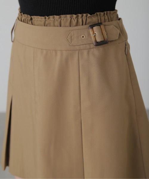 FREE'S MART(フリーズマート)の「◆ダブルウエストプリーツミニスカート(スカート・レディース・ブラック/ベージュ・SMALL/MEDIUM)」の22枚目の写真