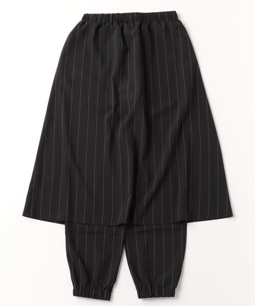 Jogger pants with skirt / スカート付きジョガーパンツ unisex