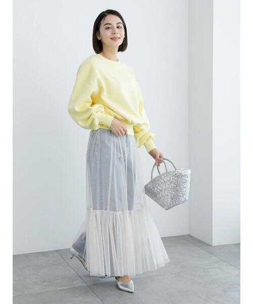 Te chichi（テチチ）の「ラメ巾着スパンコールカゴバッグ（ハンドバッグ・レディース・シルバー/ゴールド・F）」の5枚目の写真