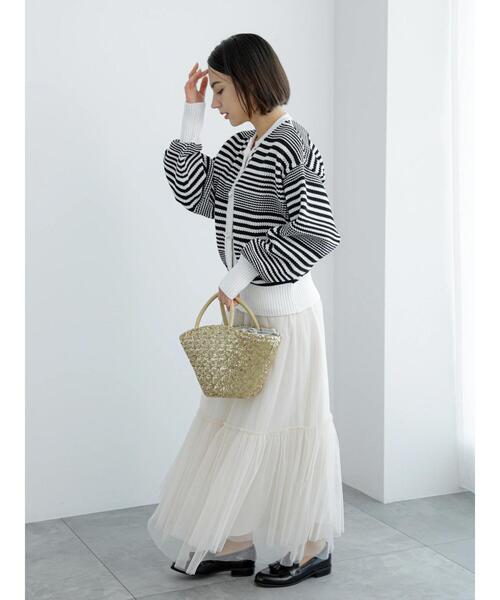 Te chichi（テチチ）の「ラメ巾着スパンコールカゴバッグ（ハンドバッグ・レディース・シルバー/ゴールド・F）」の9枚目の写真