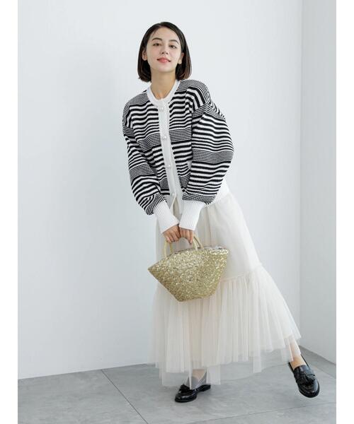 Te chichi（テチチ）の「ラメ巾着スパンコールカゴバッグ（ハンドバッグ・レディース・シルバー/ゴールド・F）」の10枚目の写真