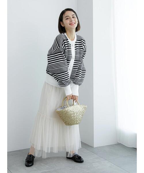 Te chichi（テチチ）の「ラメ巾着スパンコールカゴバッグ（ハンドバッグ・レディース・シルバー/ゴールド・F）」の11枚目の写真