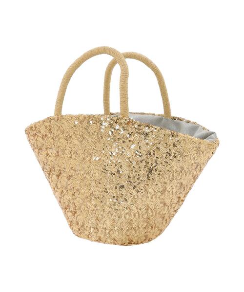 Te chichi（テチチ）の「ラメ巾着スパンコールカゴバッグ（ハンドバッグ・レディース・シルバー/ゴールド・F）」の16枚目の写真