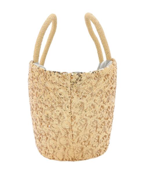 Te chichi（テチチ）の「ラメ巾着スパンコールカゴバッグ（ハンドバッグ・レディース・シルバー/ゴールド・F）」の17枚目の写真