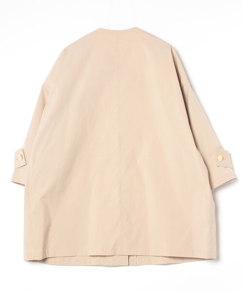 Mackintosh（マッキントッシュ）の「HUMBIE NO COLLAR/METAL BUTTON（ノーカラージャケット・レディース・ネイビー/ベージュ/ブラック/ライトブルー・6/4）」の5枚目の写真