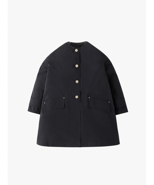 Mackintosh（マッキントッシュ）の「HUMBIE NO COLLAR/METAL BUTTON（ノーカラージャケット・レディース・ネイビー/ベージュ/ブラック/ライトブルー・6/4）」の2枚目の写真