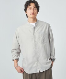 green label relaxing | イージーリネン ジャストルーズ バンドカラー シャツ(シャツ/ブラウス)