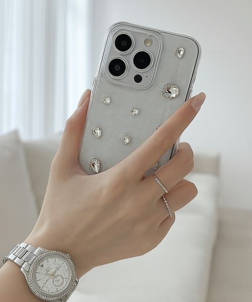 セール】【 NOLITA / ノリータ 】クリア×ビジュー スマホケース