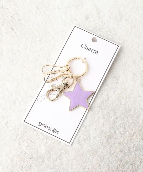 SHOO・LA・RUE(シューラルー)の「◆【推し活】カラーエポ星チャーム(チャーム・レディース・アイボリー/ブラック/ダークグリーン/イエロー/ベージュ/レッド系1/ベビーピンク/ライトパープル/サックスブルー・00)」の7枚目の写真