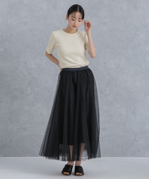 NANO universe(ナノユニバース)の「Robert P. Miller/別注 Prib H/S Crew Tee(Tシャツ/カットソー・レディース・ブラック/アイボリー/ライトブルー・FREE)」の14枚目の写真