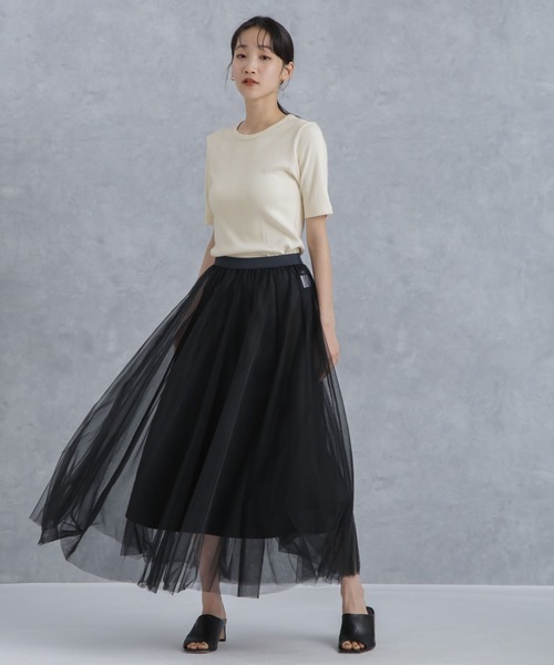 NANO universe(ナノユニバース)の「Robert P. Miller/別注 Prib H/S Crew Tee(Tシャツ/カットソー・レディース・ブラック/アイボリー/ライトブルー・FREE)」の15枚目の写真