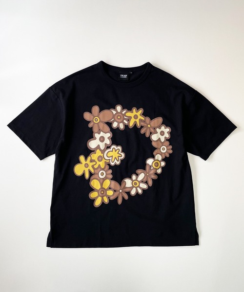 ムラサキスポーツ(ムラサキスポーツ)の「DEAR LAUREL/ディアローレル Tシャツ Graphic T-shirts "Flower D" D24S2108(Tシャツ/カットソー・メンズ・ブラック/ホワイト・M/L)」の6枚目の写真