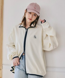 LANTINAM（ランティナム）の「【ユニセックス】バイカラーニットカーディガン(2丈)（カーディガン/ボレロ）」