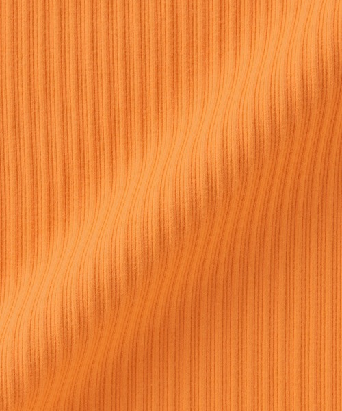 無印良品（ムジルシリョウヒン）の「婦人　ランダムリブタンクトップ（タンクトップ・レディース・オフホワイト/ライトグレー系2/ライトグリーン/ベージュ系1/オレンジ/ブラック・XL/L/M/S/XS）」の9枚目の写真