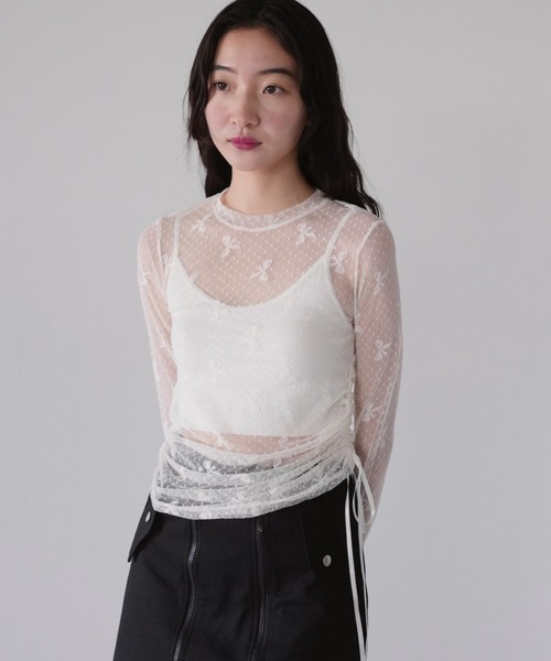 新品未使用　BEAUTY&YOUTH シースルートップス シースルー レディース 未使用 トップス シアートップス