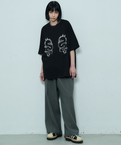 AIVER(アイバー)の「AIVER ドラゴン刺繍S/S TEE(Tシャツ/カットソー・メンズ・ブラック/アッシュグレー/ホワイト・SMALL/MEDIUM/LARGE)」の19枚目の写真