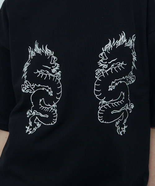 AIVER(アイバー)の「AIVER ドラゴン刺繍S/S TEE(Tシャツ/カットソー・メンズ・ブラック/アッシュグレー/ホワイト・SMALL/MEDIUM/LARGE)」の18枚目の写真