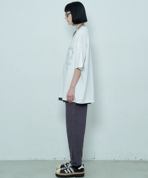 AIVER(アイバー)の「AIVER ドラゴン刺繍S/S TEE(Tシャツ/カットソー・メンズ・ブラック/アッシュグレー/ホワイト・SMALL/MEDIUM/LARGE)」の10枚目の写真